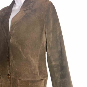Vintage Margaret Godfrey Suede Jacket Size 8P